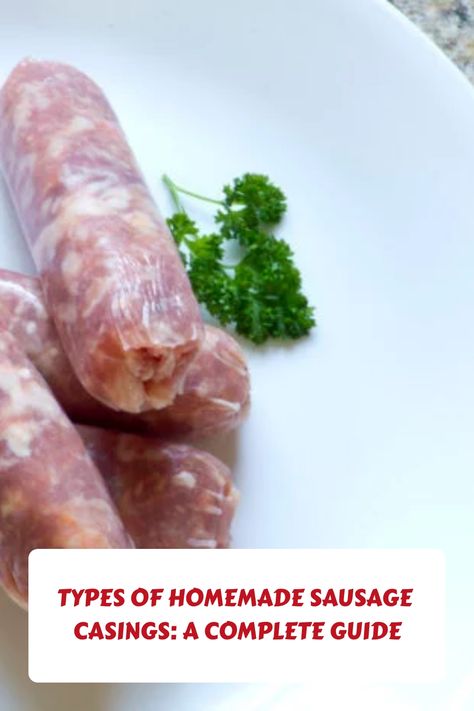 Understanding the types of homemade sausage casings is crucial for perfecting your recipe. From natural to synthetic options, choose the right casing for flavor, size, and cooking method to craft delicious sausages. Fried Hot Dogs, Home Made Sausage, Homemade Sausage Recipes, Sausage Casing, Jerky Recipes, Hot Sauce Recipes, Vegan Sausage, Homemade Sausage, How To Make Sausage