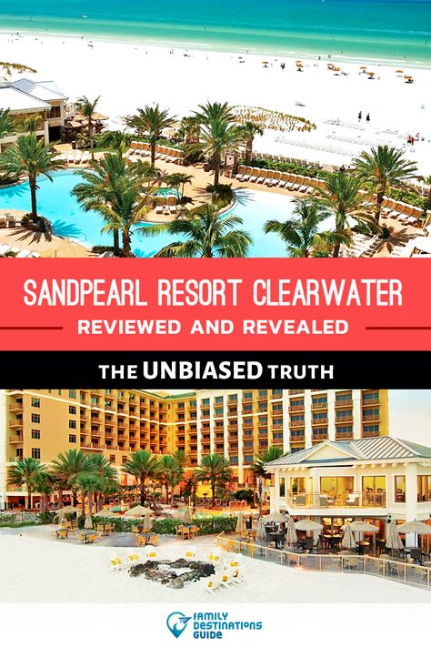 Considering a stay at the Sandpearl Resort in Clearwater Beach, Florida, but not sure if it’s right for you? We’re FamilyDestinationsGuide, and we’re here to help: Our Sandpearl Resort Clearwater reviews reveal everything you need to know - and then some. Is this resort worth your money? Discover the truth now. #sandpearlresortclearwater #resort #familyresort #clearwaterfloridarwithkids #familyvacation #sandpearlresortreview Sandpearl Resort Clearwater Wedding, Teen Vacation, Clearwater Beach Wedding, Best Family Beaches, Best Family Resorts, Clearwater Beach Florida, Clear Beaches, Vacation Florida, Florida Resorts