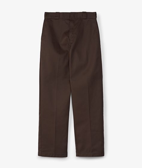 The 874 WORK PANT REC DARK BROWN  product from the brand   DICKIES from the  SP2023  campaign , has arrived || is now available at . Dickies Pants Men Fashion, Masc Pants, Brown Pants Outfit Men, Tyler Fits, Dickies 874 Outfit, 874 Work Pant, Brown Cotton Pants, Brown Pants Men, Brown Pants Outfit