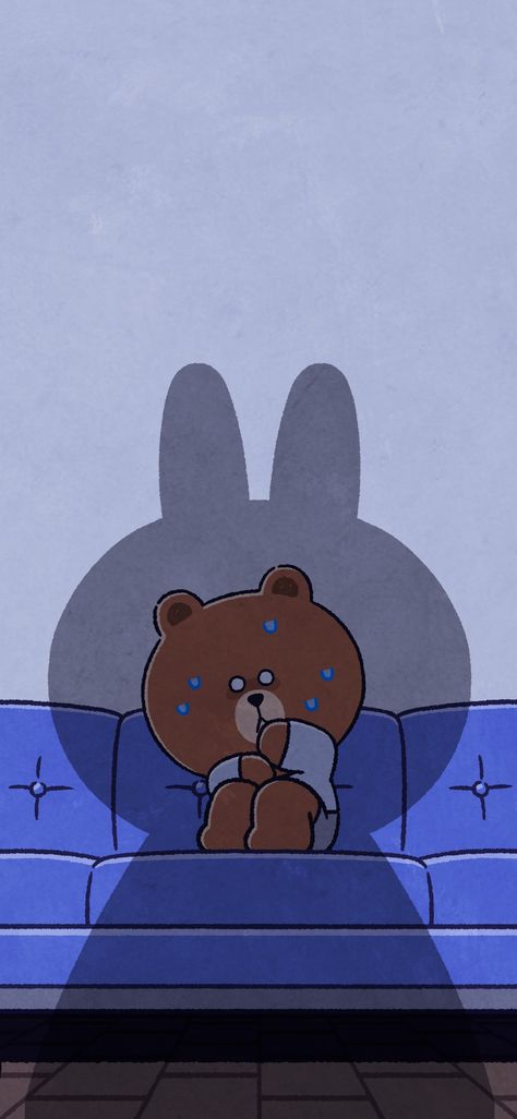 Cony Brown, Bear Gif, Brown Line, Cute Wallpaper, Line Friends, Cartoon Wallpaper, Pretty Wallpapers, Cute Wallpapers, Cute Cartoon