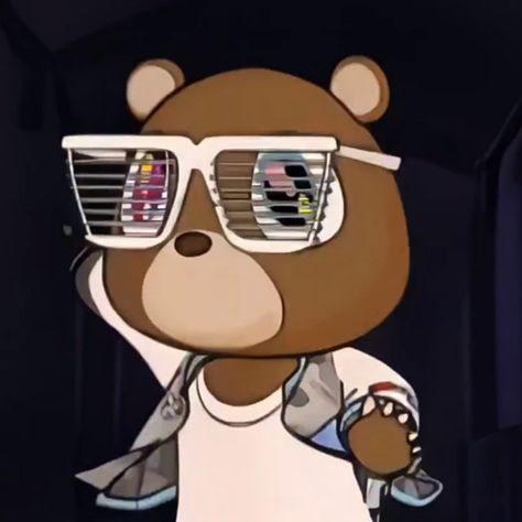 good morning! Dropout Bear Pfp, Kanye Bear Pfp, Good Morning Kanye West, Ye Pfp, Graduation Bear Kanye, Kanye West Pfp, Kanye Graduation Bear, Graduation Kanye West, Kanye Pfp