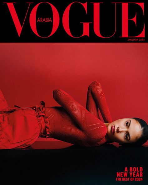 Red Fashion Editorial, Rania Benchegra, Red Editorial, Red Photoshoot, Txema Yeste, What Will Happen Next, Vogue Arabia, English And Arabic, Vogue Photography