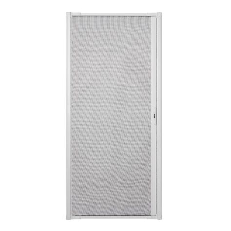 Andersen 36 in. x 80 in. LuminAire White Retractable Screen Door-90001 - The Home Depot Retractable Screen Door Home Depot, Invisible Screen Door, Condo Exterior, Balcony Door, Retractable Screen Door, Easy Home Improvement Projects, Retractable Screen, Chevy Avalanche, White Doors