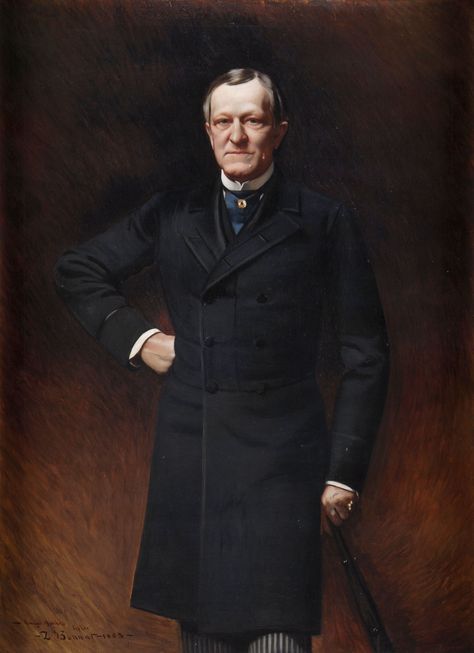 Portrait of Levi P. Morton (1824–1920) by George Hughes (American 1863–1932).....A wealthy and influential banker, Morton served in the United States House of Representatives before his appointment as Minister to France. Serving in this capacity, he formally accepted the Statue of Liberty from the French on July 4, 1884. Morton was elected Vice President on Benjamin Harrison’s ticket in 1888. As governor of New York State, Morton advocated for a state highway construction program as well as ... George Hughes, Benjamin Harrison, Grover Cleveland, George Clinton, Men Vintage, New York State, Brighton, Latest News, New York