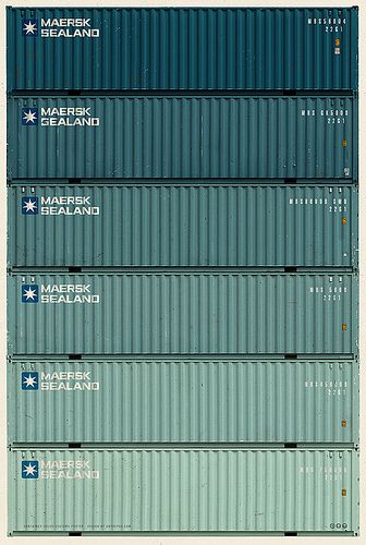 Container Color Systems Poster by antrepo, via Flickr Bleu Pantone, Container Architecture, Graphic Projects, Casa Container, Shades Of Teal, Shipping Containers, Shipping Container Homes, Shipping Container, Color Textures