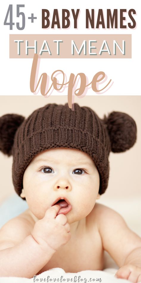 Hope Name Meaning, Names That Mean Hope, Names Meaning Hope, Name Ideas Meaning, Boys Names With Meaning, Boy Names Meaning, Unique Names With Meaning, Hope Meaning, Rare Baby Girl Names