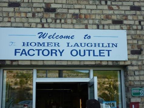 Homer Laughlin Outlet. Been there and it's great. Homer Laughlin Dishes, Fiesta Table, Homer Laughlin China, Fiesta Dinnerware, Tent Sale, Factory Tours, Homer Laughlin, Retail Outlet, Take Me Home