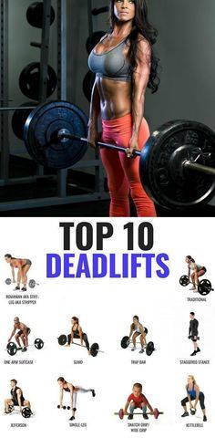 There's a reason why most women are dead set on including deadlifts in their workouts. They're one of the best moves for hitting a lot of muscle groups at once. So start deadlifting and watch your strength levels soar and your body. Deadlifts are great for women too. And no Deadlifts won't Make Women Bulky! proper dead lift rely on core strength to stabilize your body throughout the lift in strength and stabilityespecially in women who were relatively new to lifting. There's a reason why most w Deadlift Women, Deadlift Form, Deadlift Variations, Dead Lift, Fitness Style, Fitness Motivation Pictures, Women's Muscle, Workout Moves, Fitness Bodybuilding