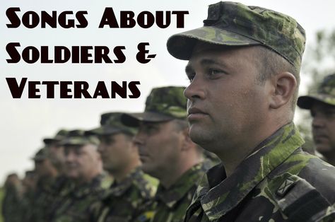 42 Songs About Soldiers and Veterans Veterans Day Songs, Military Songs, Navy Girlfriend, Military Marines, Army Wives, Best Love Songs, Military Girlfriend, Song List, Army Wife