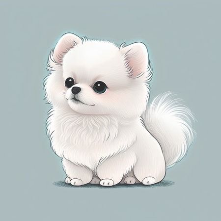 Cartoon Pomeranian