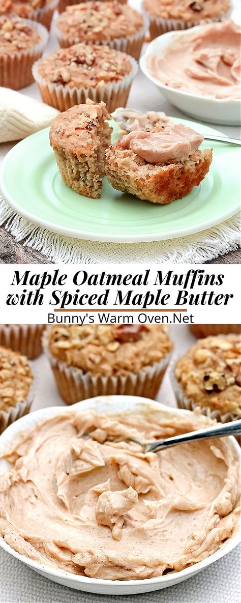 Breakfast Autumn, Muffins Oatmeal, Maple Muffins, Recipes Cupcakes, Maple Oatmeal, Muffins Blueberry, Thanksgiving Baking, Maple Recipes, Maple Syrup Recipes