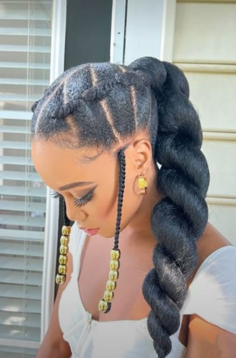 Medium Locks Styles, Ponytail With Marley Hair, Two Strand Twist Updo Natural Hair, Afro Updo Hairstyles, Natural Hairstyles For Wedding, Natural Hair Wedding Hairstyles, Short Natural Hair Styles Easy, Low Tension Protective Styles, Natural Hair Ponytail