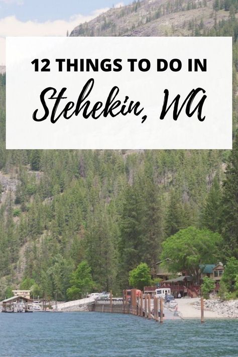 If you're visiting Lake Chelan, you should check out the remote town of Stehekin. There are no roads that lead to this town, so take the ferry! We share 12 things to do in this wilderness retreat.
#Stehekin
#LakeChelan
#Washington
#PacificNorthwest Lake Chelan Washington, Stehekin Washington, Chelan Washington, Washington Road Trip, Washington Trip, Washington Vacation, Wilderness Retreat, Lake Chelan, Washington State Travel