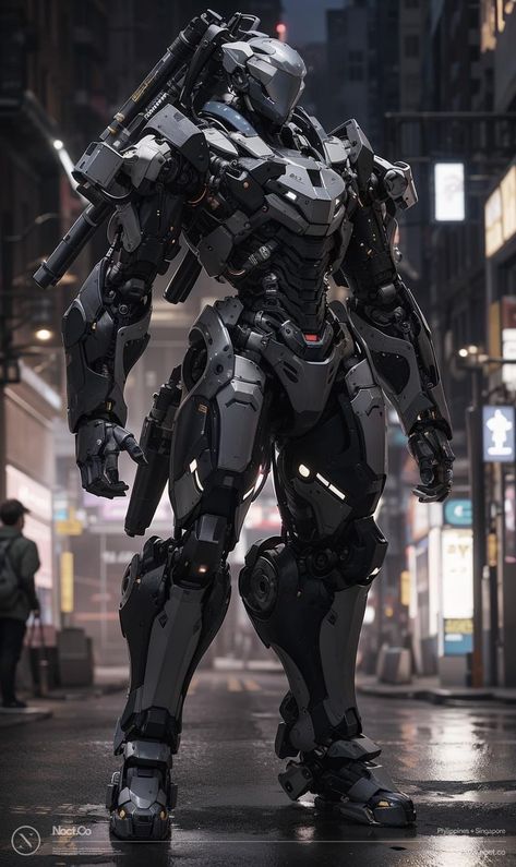 Mech Armor Suits, Mech Robot Suits, Robot Armor Suits, Robot Suit Concept Art, Exosuit Concept Art, Mecha Suit Design, Futuristic Battle Suit, Tech Armor Suits, Robotic Armor Suits