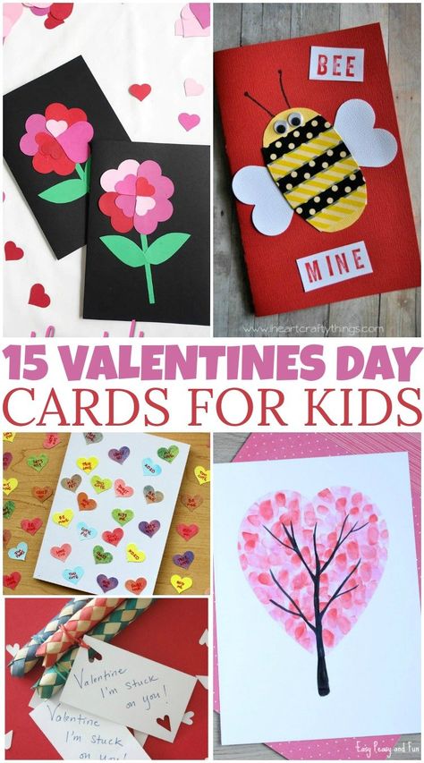 Cards For Mom, Valentines Day Cards Diy, Valentine Card Crafts, Homemade Valentines Day Cards, Diy Valentines Cards, Valentines For Mom, Valentine Cards Handmade, Cards For Kids, Homemade Valentines