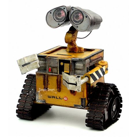 Retro Style Wall-E Robot Metal Model Hand Made Metal Toy Car Home... ($60) ❤ liked on Polyvore featuring home, home decor, office accessories and car office accessories Wall E Robot, Metal Robot, E Waste, Mini Iron, Antique Images, Christmas Gifts For Boys, Wall E, Metal Toys, Home Bar Decor