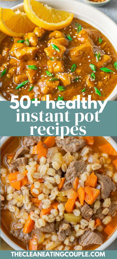 The Best Healthy Instant Pot Recipes! These Instant Pot Recipes are healthy, easy to make and delicious. Chicken, dinner, soups & more! Heart Healthy Instant Pot Chicken Recipes, Instant Pot Recipe Healthy, Healthy Instapot Dinner Recipes, Instant Pot Heart Healthy Recipes, Healthy Dump Dinners Instant Pot, Healthy Dinner Recipes Pressure Cooker, Instant Pot Clean Eating, Favorite Instant Pot Recipes, Fodmap Instant Pot Recipes