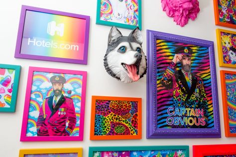 Lisa Frank Office, Lisa Frank Aesthetic Room, Lisa Frank Decor, Lisa Frank Room, Lisa Frank Bedroom, Girly Series, Lisa Frank Aesthetic, Basement Vibes, 90s House