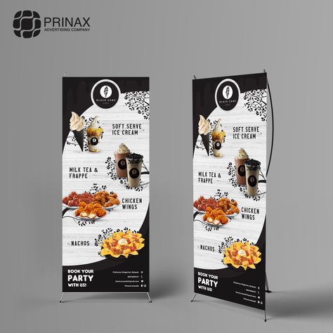 Cafe Standee Design, Standee Banner Design, Standees Design Ideas, Food Standee Design, Cafe Banner Design, Standee Food, Standee Design Ideas, Rollup Design, Standing Banner Design