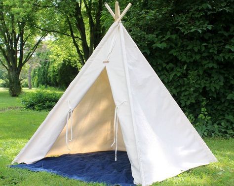 Kids Teepee Tent, READY TO SHIP, 4 Sizes Available, Natural Canvas Teepee, Playhouse, Kids Teepee Te Canvas Teepee Tent, Canvas Teepee, Childrens Teepee, Kids Tent, Teepee Play Tent, Kids Teepee, Kids Teepee Tent, Play Tents, Tee Pee