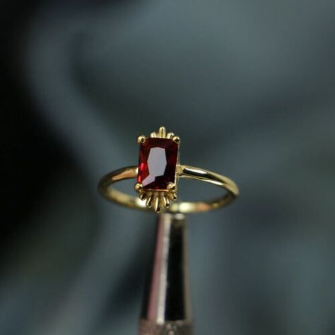 https://jewelleryrings.co.uk/ Find many great new & used options and get the best deals for 2Ct Emerald Cut Simulated Red Ruby Women's Wedding Ring 14K Yellow Gold Plated at the best online prices at eBay! Free delivery for many products! Ruby Engagement Ring Vintage Unique, Unique Engagement Rings Ruby, Emerald Cut Gold Ruby Ring, Ruby Vintage Ring, Garnet Engagement Ring Gold, Engagement Rings Ruby, Ruby Engagement Ring Gold, Ruby Gold Ring, Ruby Engagement Rings