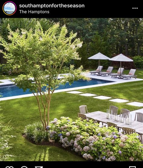 Backyard Pool Design, Hamptons Home, Dream Backyard Pool, Pools Backyard Inground, Courtyard Gardens Design, Small Pool Design, Backyard Pools, Backyard Pool Landscaping, Dream Pools