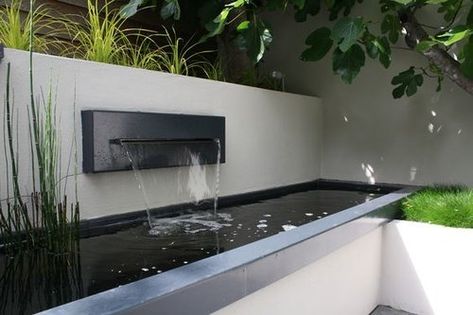 Kolam Air, Outdoor Water Features, Modern Landscape Design, Water Fountains, Water Walls, Contemporary Garden, Water Features In The Garden, Traditional Landscape, Landscaping With Rocks