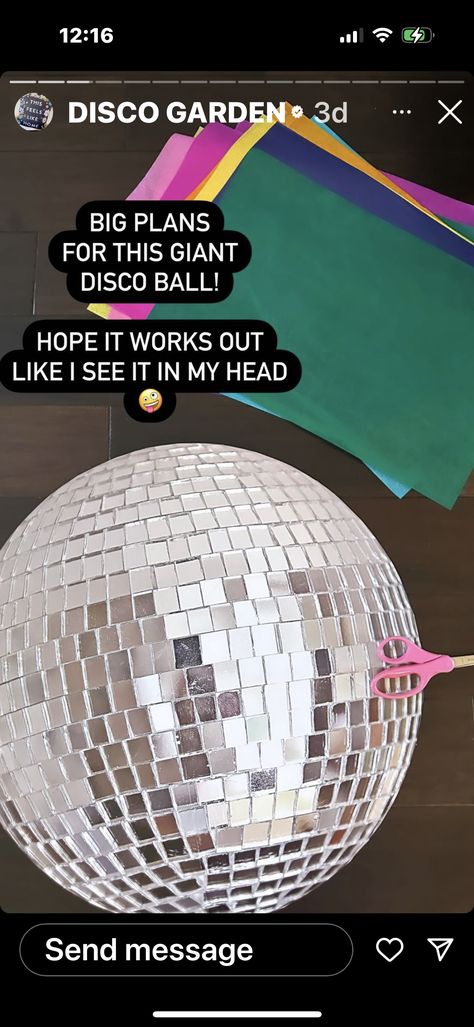 Disco Bulletin Board Ideas, Bulletin Board Ideas, I See It, Board Ideas, Disco Ball, Bulletin Boards, Bulletin Board, Send Message, It Works