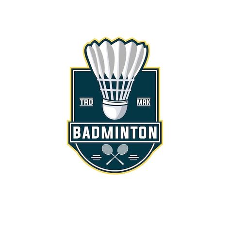 Badminton Logo Design, Premier League Logo, Badminton Logo, Badminton Club, Analog Photo, Badminton Tournament, Badminton Shuttlecock, Sports Tshirt, Sports Tshirt Designs