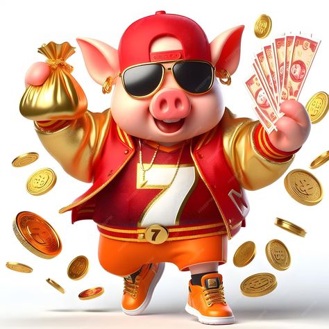 Premium Photo | Rapper style fortune piggy slot character Slot Together Animals, Slot Png, Slot Character Png, Pg Slot, Fishing Slot Game, Rapper Style, Casino Slots, Animal Portraits Art, Three Little Pigs