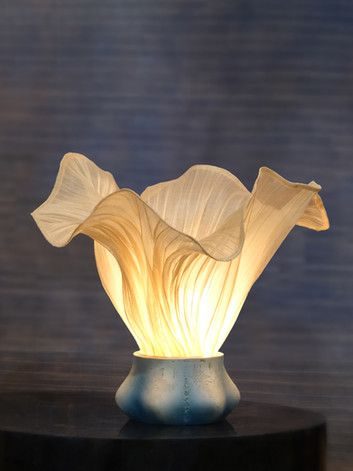 Sculptural Lighting, Ethereal Design, Artisan Lighting, Interior Boho, House Lamp, Concrete Lamp, Welcome To My House, Flower Lamp, Design Objects