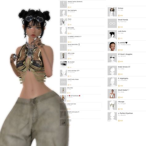 Imvu Y2k Outfits Ideas, Imvu Grunge Outfits, Y2k Imvu Outfits, Imvu Avi Ideas, Outfit Ideas Goth, Grungy Outfit, Imvu Fits, Imvu Avi, Outfit Ideas Grunge