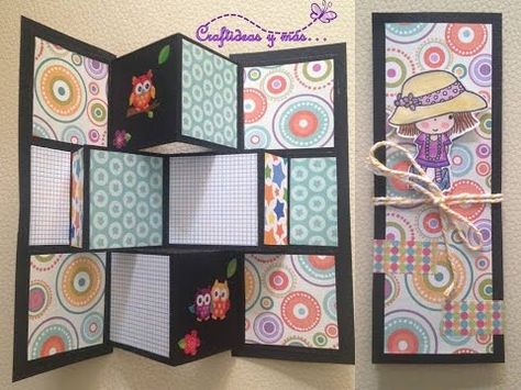 DIY: Tarjeta pop up pequeña. card making. tarjeta plegable, Mostrar sus artesanías y proyectos DIY Mini Albümler, Scrapbooking Mini Album, Tarjetas Pop Up, Diy Pop, Fancy Fold Cards, Birthday Diy, Birthday Cards Diy, Fancy Folds, Pop Up Cards