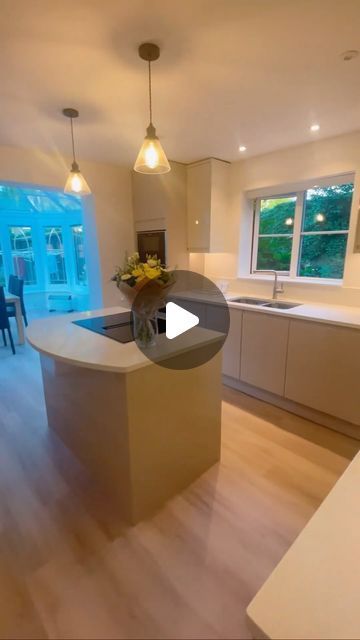 ROMA INTERIORS KITCHENS on Instagram: "Check out some sneak peeks of our client’s finished kitchen 👀 A @kitchen_stori Strada Gloss Cashmere and Porcelain kitchen 🤍 Complete with a @blanco_uk sink and tap, @neffhomeuk appliances, and a glass splashback in bright and beautiful “soft lime”. Not forgetting the stunning white quartz worktops ✨ This project involved a complete strip out, plastering, electrics, plumbing, new flooring, skirtings, door and architraves with full re decoration. All Cashmere Kitchen, Porcelain Kitchen, Quartz Worktops, New Flooring, Glass Splashback, Bright And Beautiful, White Quartz, Kitchen Designs, Kitchen Interior