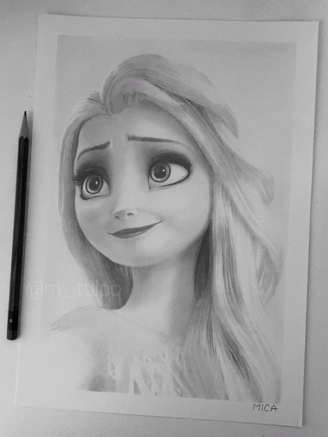 Elsa Sketch Pencil, Elsa Drawing Sketches, Disney Animation Art Sketches, Disney Sketches Pencil, Frozen Elsa Drawing, Elsa Drawing Easy, Elsa Tattoo, Elsa Painting, Elsa Sketch