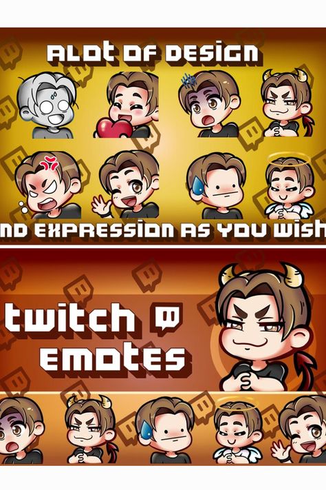 I will create custom twitch emotes and badges. peepo emotes, obs studio overlay, vohiyo, biblethump emote, custom discord emojis, twitch chat emotes, twitch icons, hype emotes, sadge twitch, discord sticker, babyrage emote, xqc emotes, obs overlay, pepe emotes, twitch icons, obs themes, twitch overlay template, forsen emotes, pepe twitch, hype emotes, all twitch emotes, free overlays for streamlabs, kappa twitch, vohiyo, forsen emotes, stream starting soon overlay, custom twitch emotes, live str Twitch Emote Template, Peepo Emotes, Emote Reference, Obs Overlay, Overlay Template, Twitch Streaming Setup, Emotes Twitch, Kawaii Boy, Overlays Cute