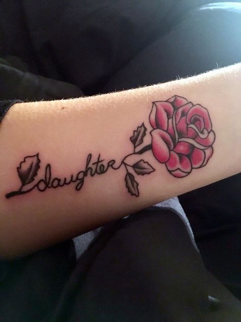 Mother Daughter Tattoos!  #Rose Mother Daughter Tattoos Rose, Mother Daughter Tat, Mama Tattoos, Mommy Daughter Tattoos, Motherhood Tattoos, Father Daughter Tattoos, Mom Daughter Tattoos, Tattoos Rose, Rose Tattoos For Women