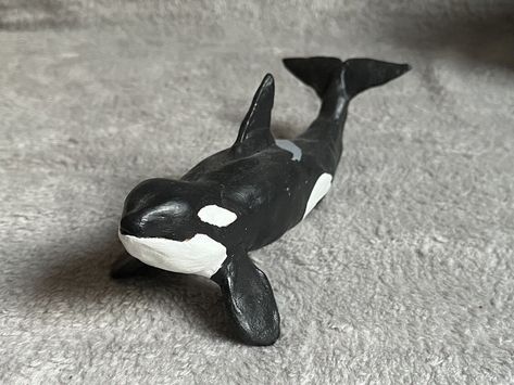 Figur Orca Wal Ton / Orca Whale “Malia” Seaworld Figurine Made Of Clay! Water Diorama, Orca Whale, Salt Of The Earth, Orca Whales, Favorite Animal, Light Of The World, Killer Whales, Sea World, 3d Art