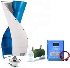 Amazon.com: 3KW Wind Turbine Generator Kit 24v 48v 96v 120v Free Energy Windmill Vertical Axis Wind Turbine Generator Home Three Phase Generator Maglev Breeze Start (Color : 48v) : Patio, Lawn & Wind Power Diy, Vertical Wind Turbine, Vertical Axis Wind Turbine, Wind Turbine Generator, Wind Generator, Solar Panel System, Solar Wind, Wind Energy, Earthship