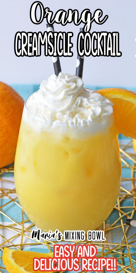 Orange Sicle Drink, Alcoholic Drinks With Whipped Cream, Frozen Orange Dreamsicle Cocktail, Sherbert Alcoholic Drink, Cream Cycle Drink Orange Creamsicle, Vodka Creamsicle Drink, Orangesicle Alcoholic Drink, Alcoholic Orange Creamsicle Drink, Drink Recipes With Whipped Vodka