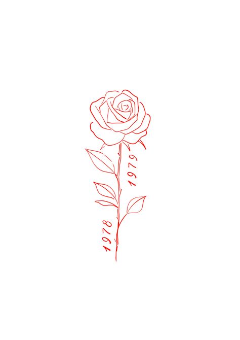 Arm Tattoo Small Woman, Wrist Tattoos For Women Rose, Rose And Writing Tattoo, Flower With Roman Numeral Tattoo, Simple Line Rose Tattoo, Rose Out Of Concrete Tattoo, Rose From Beauty And The Beast Tattoo, Tattoo Ideas Female Red And Black, Rose Tree Tattoo