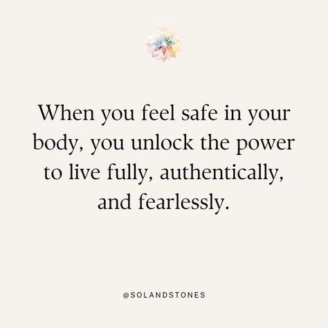 True peace begins when you feel safe in your own body, embracing your essence with confidence and grace. 🌟 Your body is your sanctuary, a place where strength, resilience, and serenity converge. Embrace the journey of self-love and inner peace, and unlock the power to live fully, authentically, and fearlessly. 💫 #BodyPositivity #SelfLove #InnerPeace #Mindfulness #EmbraceYourBody #SelfCare #WellnessJourney #LoveYourself #BodyConfidence #HolisticHealth #BeYou #HealingJourney #InnerStrength #L... North Node, Finally Free, Feeling Safe, Embrace The Journey, Body Confidence, Feel Safe, Mental And Emotional Health, Healing Journey, Inner Strength