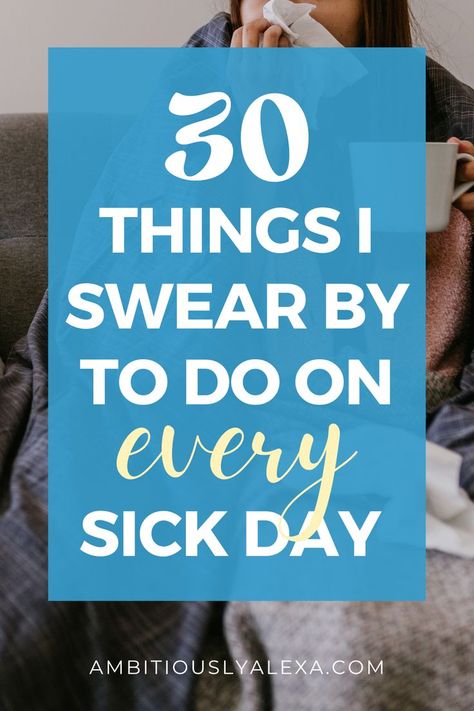 what to do on a sick day Things To Do When Sick, Sick Day Tips, Sick Day Routine, Sick Day Activities, Sick Day Aesthetic, Day Activities For Adults, Sick Hacks, Sick Day Essentials, Ideas For Self Care