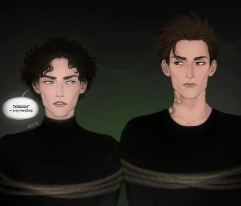 art by evix.art | regulus black and barty crouch jr | marauders | harry potter | cr: not-rab (tumblr) Regulus Black X Barty Crouch Jr Fanart, Regulus Black And Barty Crouch Jr Fanart, Regulus Black X Barty Crouch Jr, Atyd Fanart, Maurders Era, Black Inspired Outfits, Sirius And Remus, Marauder Fanart, Marauders Art