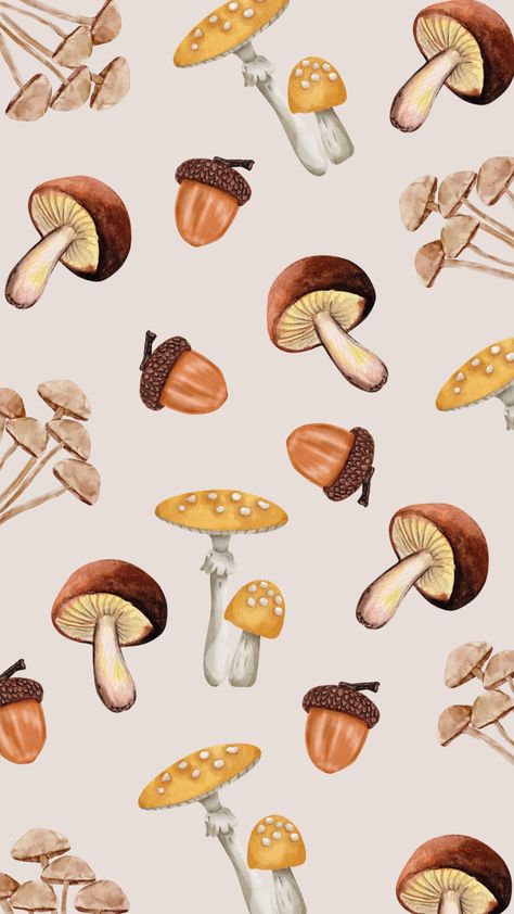 Transform your phone into a cozy fall wonderland with our 6 fall mushroom phone wallpaper. Embrace the beautiful hues and earthy tones of the fall season with these captivating images of fall mushrooms. Each wallpaper showcases the enchanting simplicity and natural beauty of mushrooms in vibrant autumn colors. Immerse yourself in the fall aesthetic and bring a touch of warmth and coziness to your phone screen. Snail Wallpaper Aesthetic, Mushroom Background Wallpapers, Cute Mushroom Wallpaper, Mushroom Phone Wallpaper, Background Wallpapers Aesthetic, Phone Wallpaper Autumn, Autumn Widgets, Fall Mushrooms, Fall Wonderland