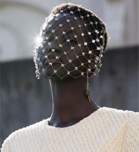 Mode Inspiration, Black Is Beautiful, Editorial Fashion, Headpiece, Veil, Fashion Photography, A Woman, Jewelry Accessories, Fashion Week