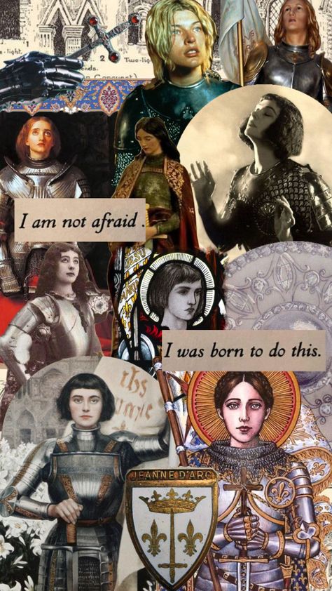 Joan D Arc, Catholic Wallpaper, Saint Joan Of Arc, St Joan, Joan Of Arc, Catholic Art, Aesthetic Art, Art Quotes, Google Photos