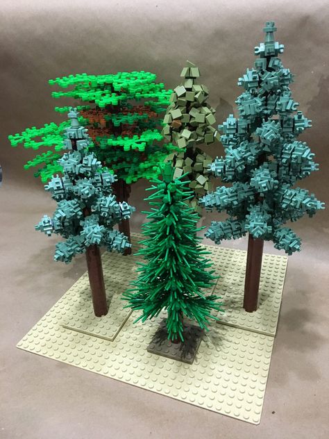 https://flic.kr/p/Ze7pzf | Playing around with trees | Just playing around with tree builds. Trying out the clips. Lego Tree, Sculpture Architecture, Instructions Lego, Lego Winter, Lego Sculptures, Lego Christmas, Lego Display, Lego Diy, Lego Modular