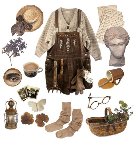 garden Outfit | ShopLook Goblincore Outfits, Garden Outfit, Goblincore Aesthetic, Estilo Hippy, Mode Hippie, Cottagecore Outfits, Goblin Core, Earthy Outfits, Gardening Outfit