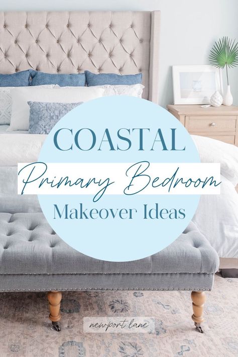 Transform your primary bedroom into a serene retreat with our blog post on Coastal Style Bedroom Ideas You'll Love. Discover inspiring Beach Themed Bedroom Ideas that bring the tranquility of the ocean to your space. Explore elegant Coastal Bedrooms designed to create a relaxing and inviting atmosphere. Coastal Elegant Bedroom, Luxury Coastal Bedroom, Adding Texture To A Room, Coastal Bedrooms Ideas, Coastal Bedroom Inspiration, Coastal Master Bedrooms Decor, Beach House Bedroom Aesthetic, Florida Bedroom Ideas, Coastal Guest Bedroom Ideas